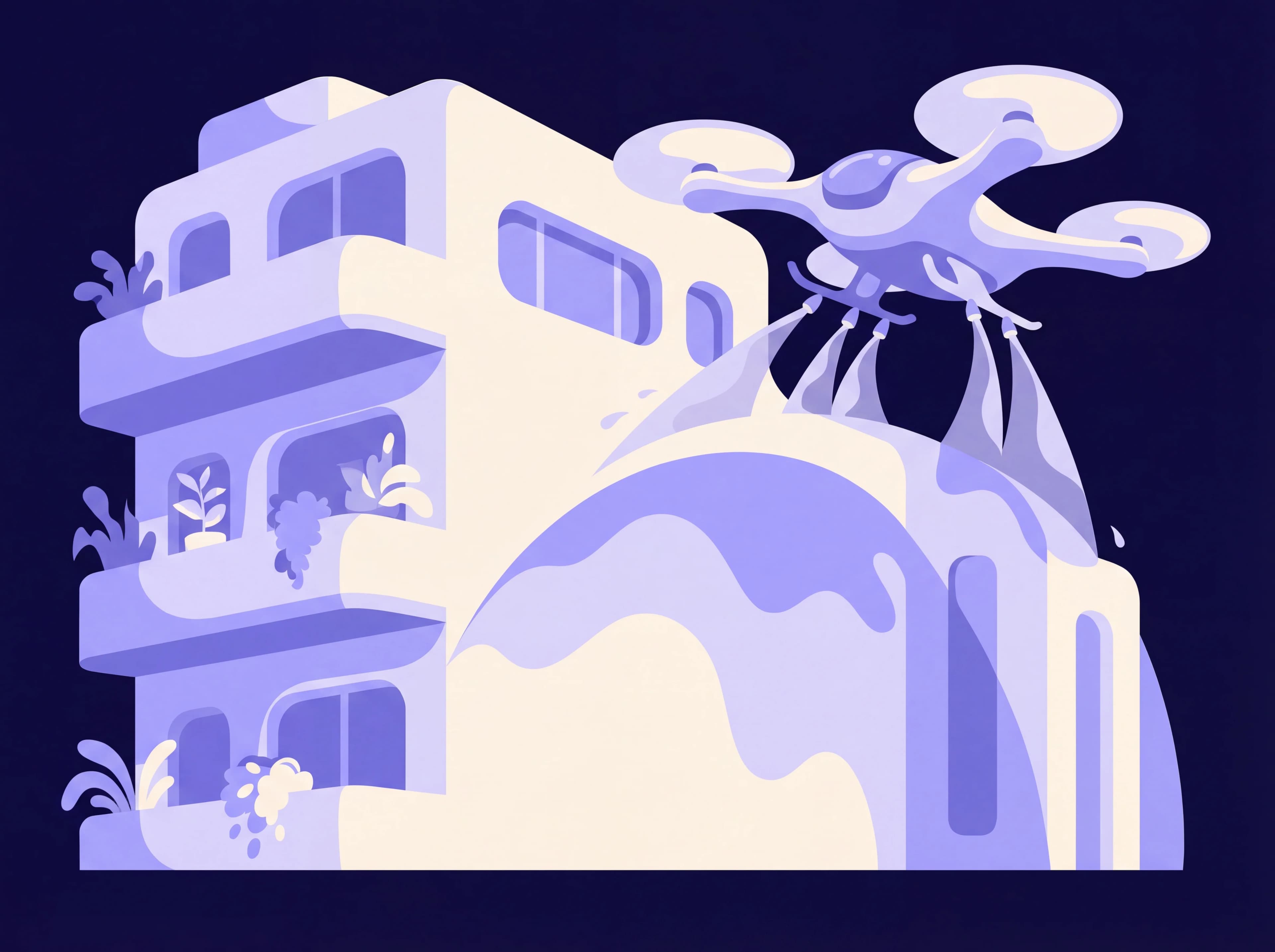 Fasadevask med dronevasking — sammenligning av metoder