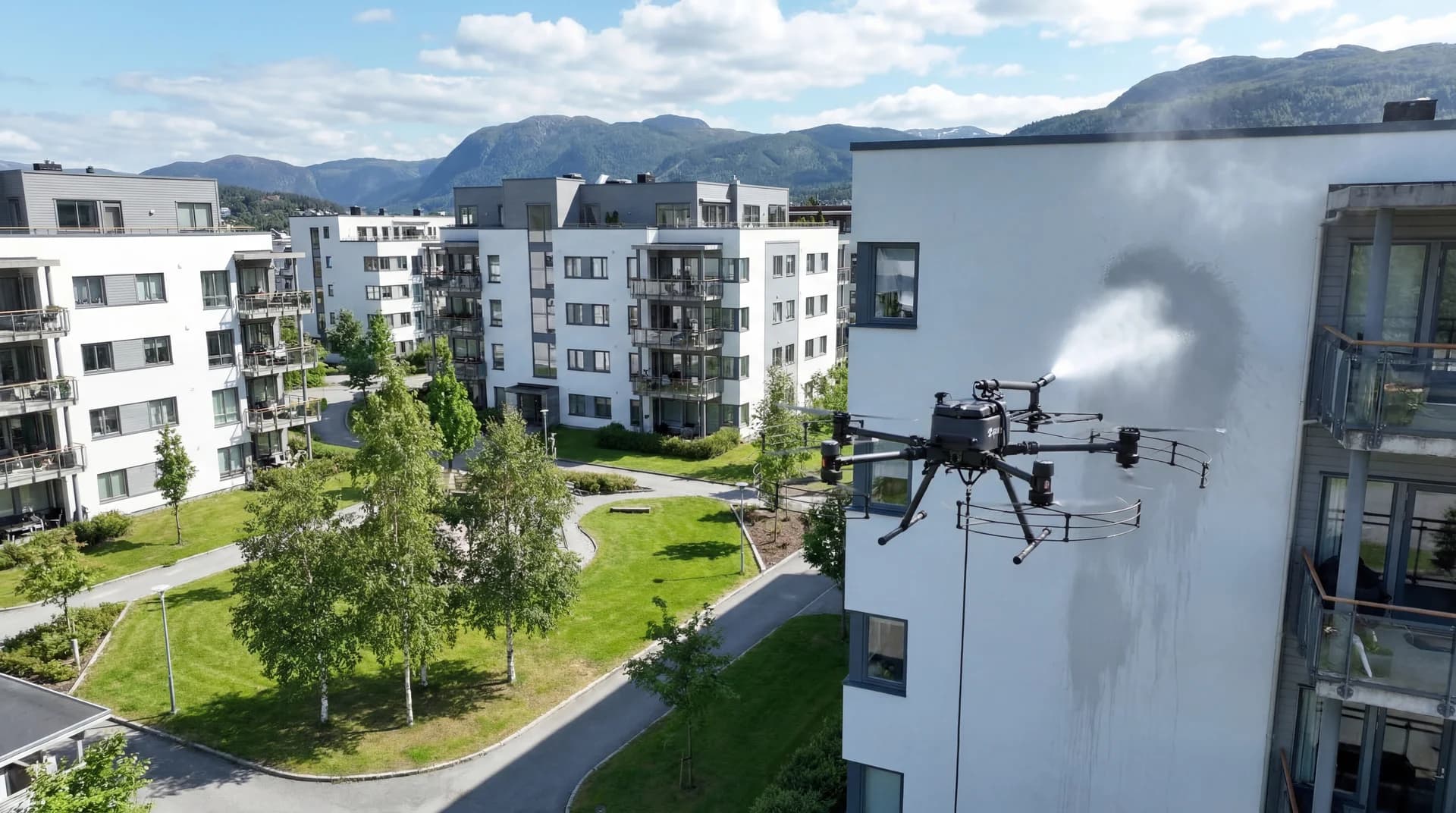 Fasadevask for borettslag: slik sparer styret tid og penger