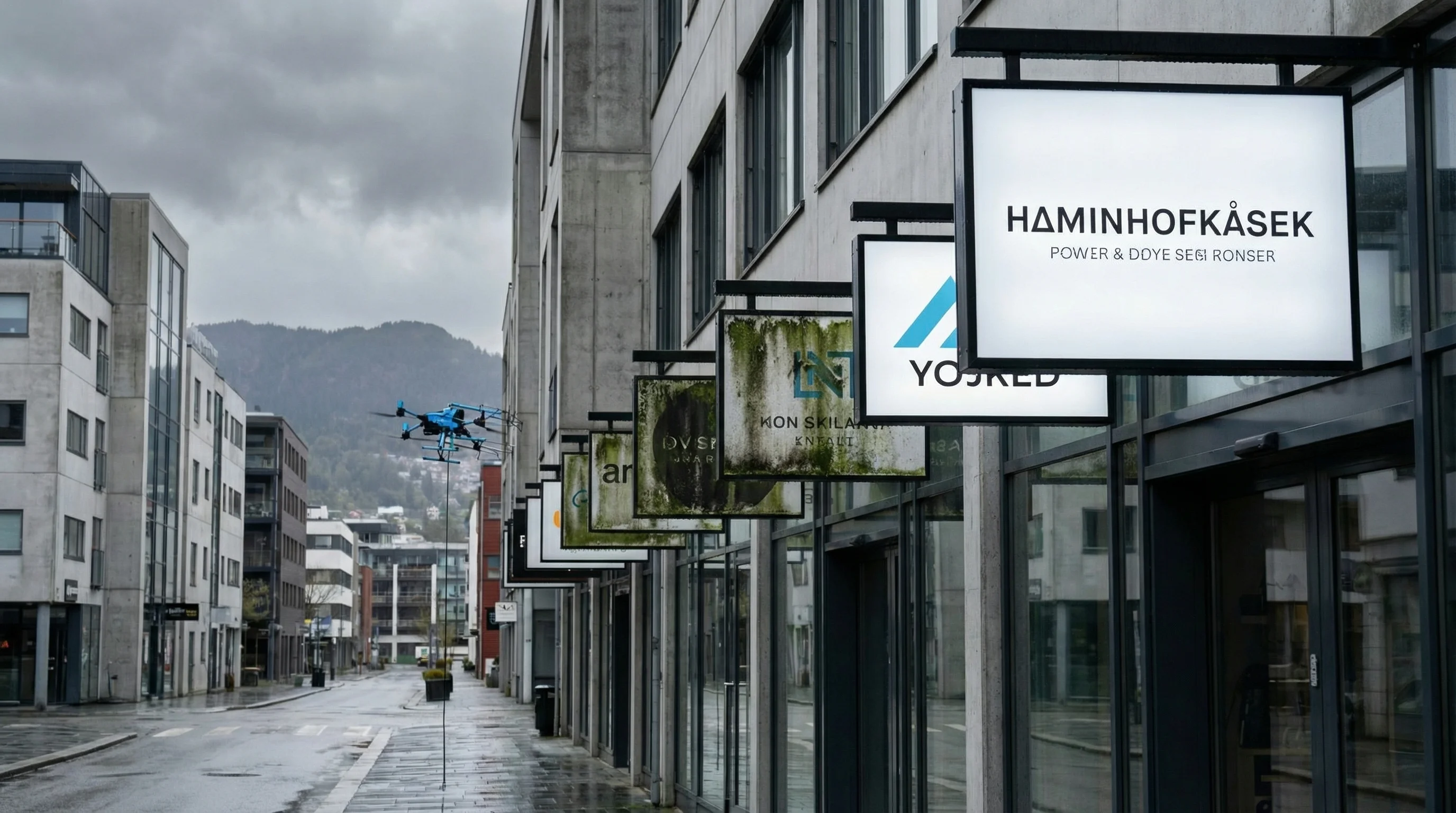 Skiltvask for bedrifter: Hvorfor vedlikehold av firmaskilt lønner seg