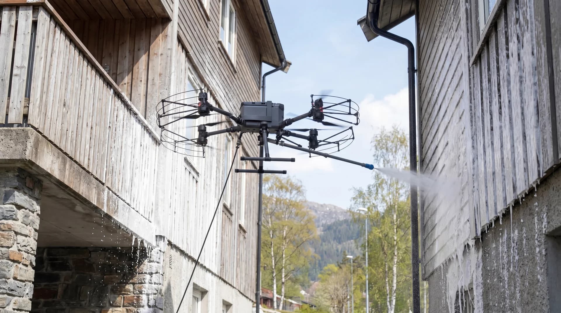 Softwash: komplett guide til skånsom vask av fasade og tak i 2026