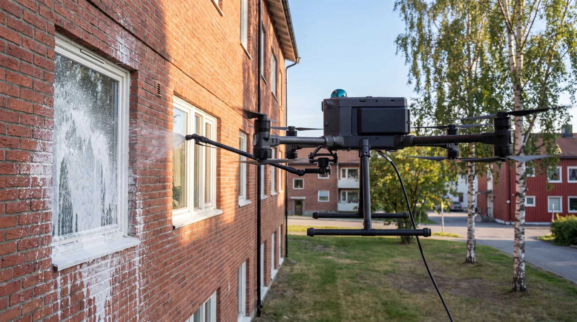 Softwash vs høytrykksvask: skånsom fasadevask for borettslag og næringsbygg