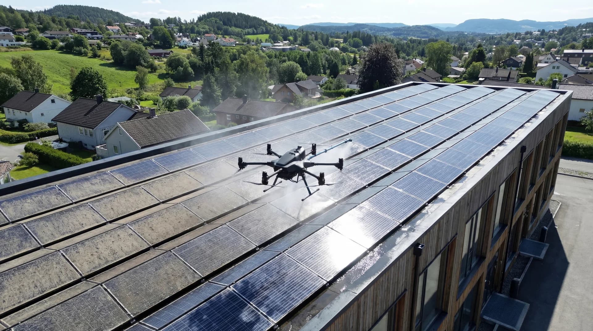 Vasking av solceller: slik øker du strømproduksjonen med opptil 30 %