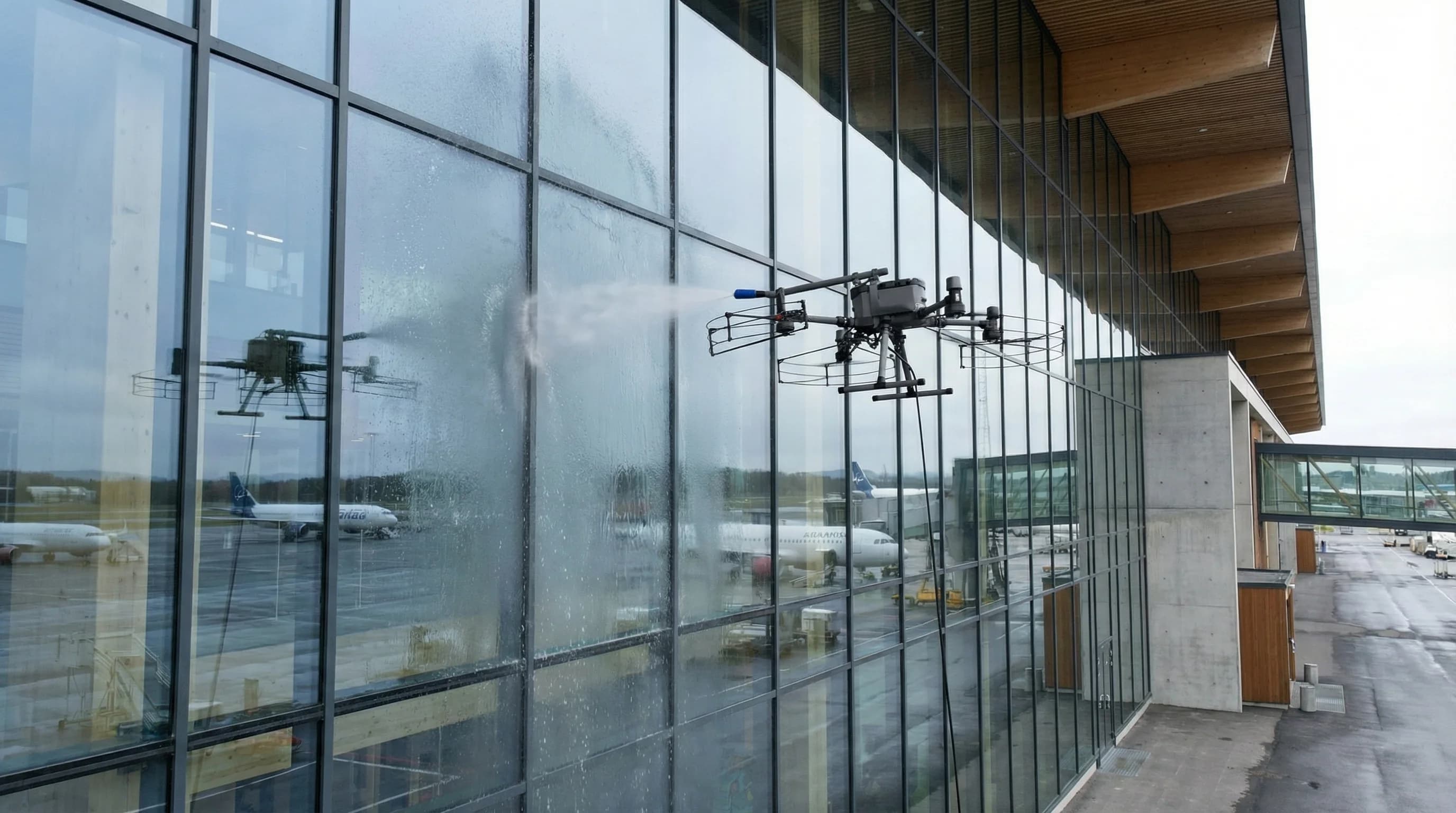 Dronevasking for flyplasser & lufthavner