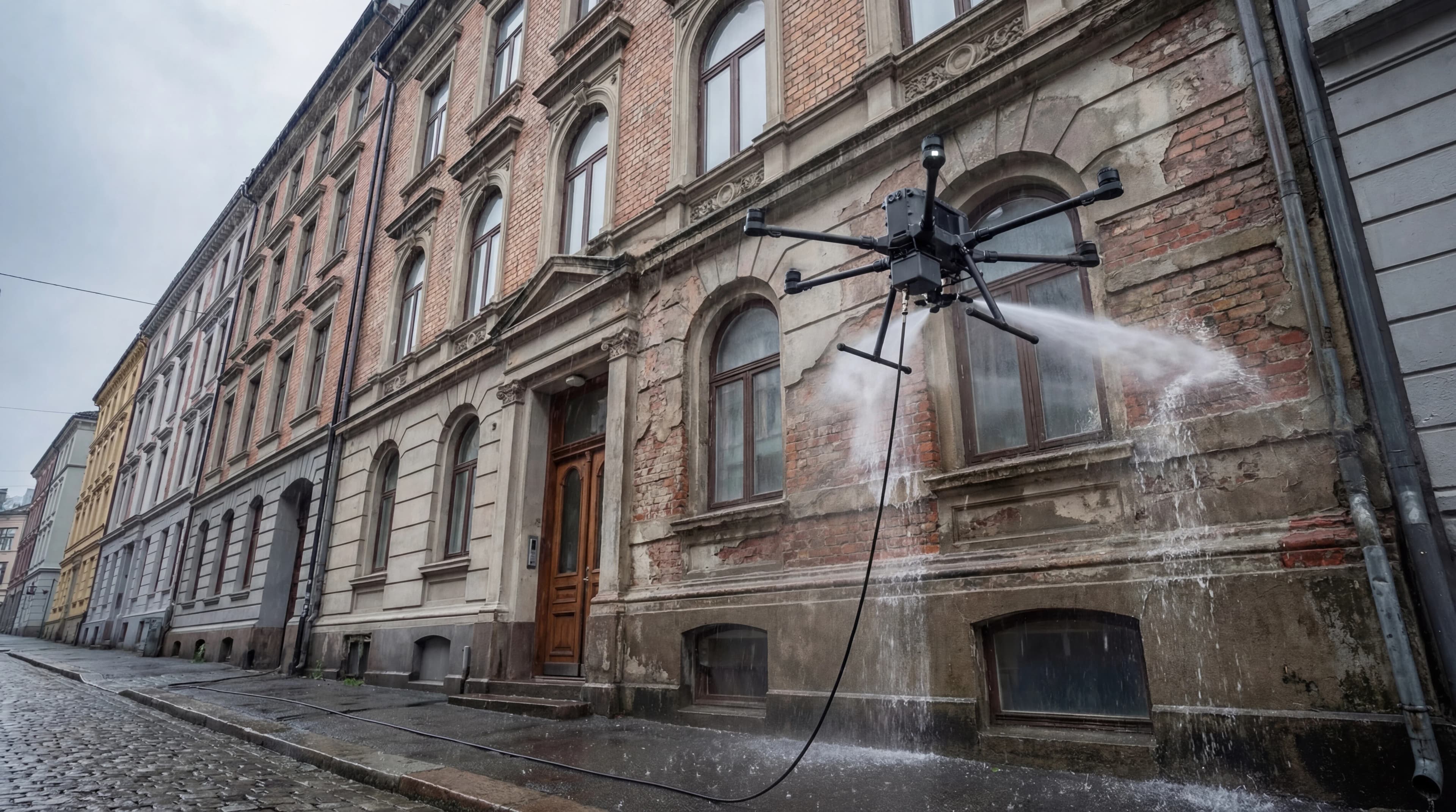 Større privat eiendom med flere etasjer