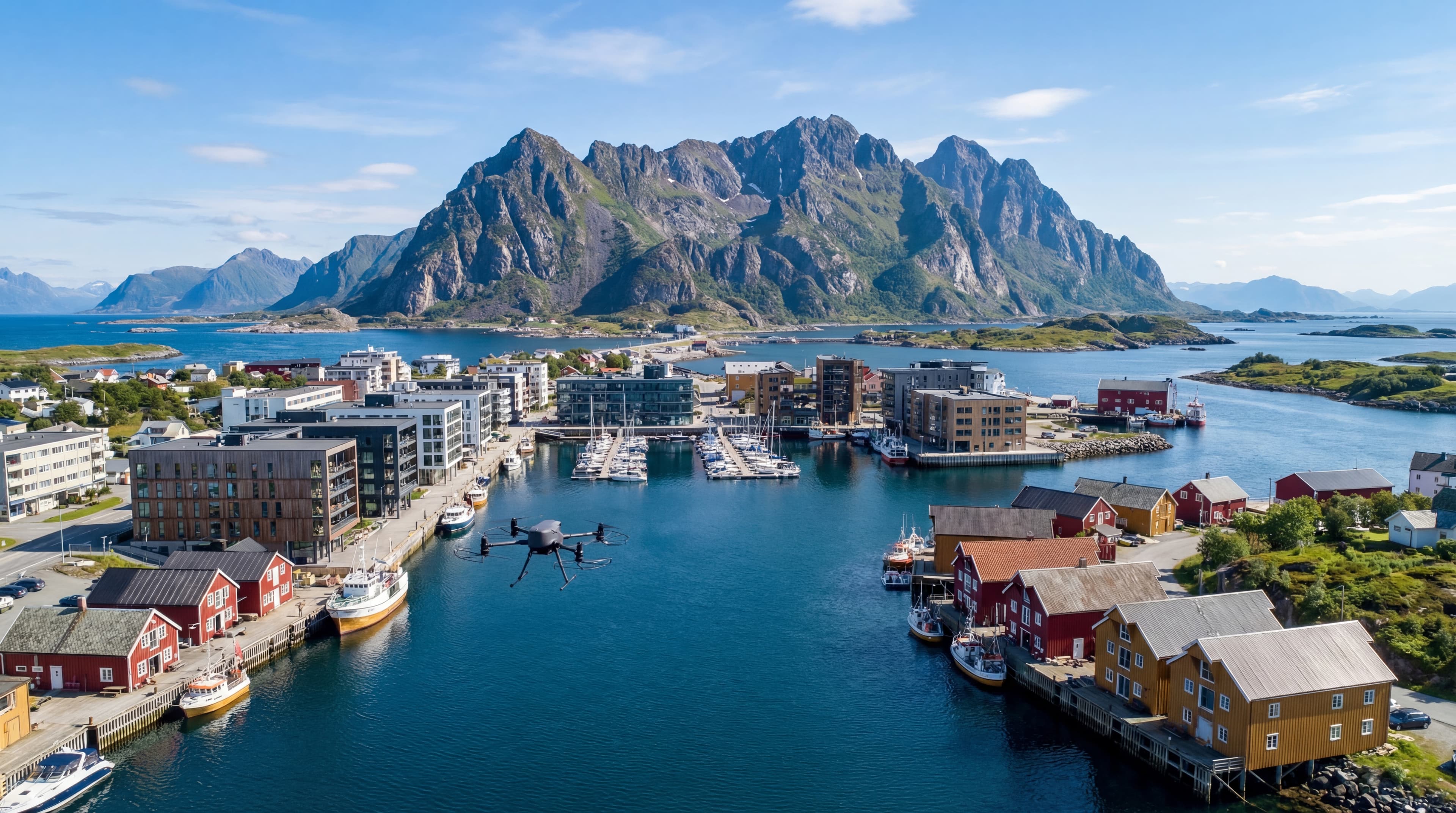 Dronevasking i Nordland