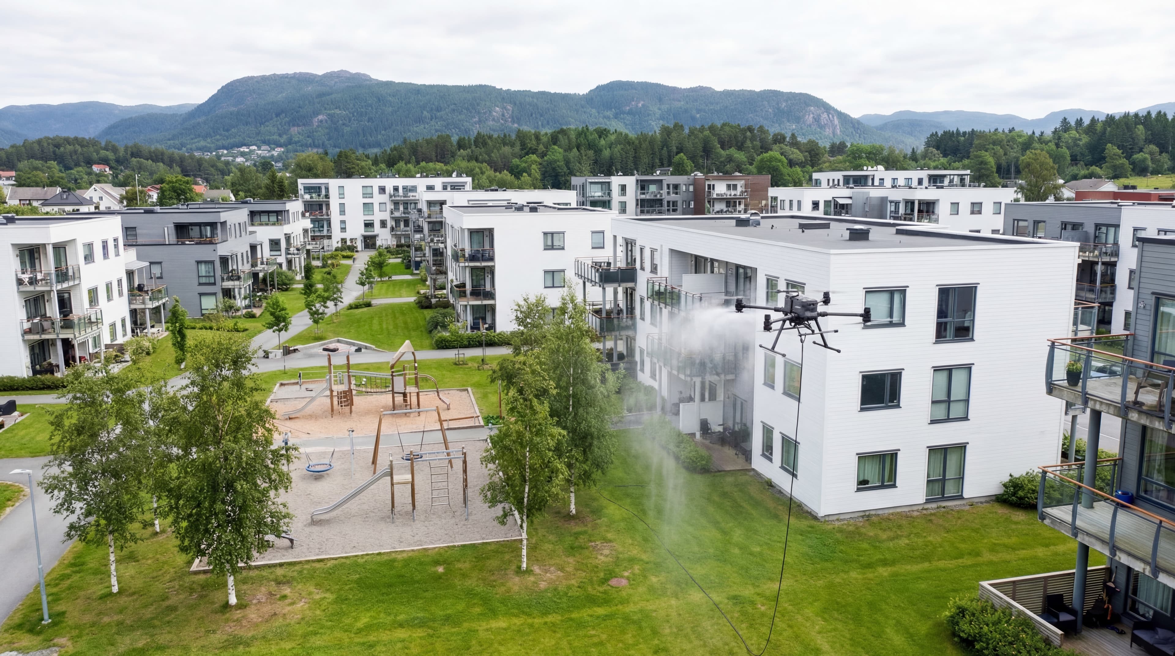 Dronevasking i Innlandet