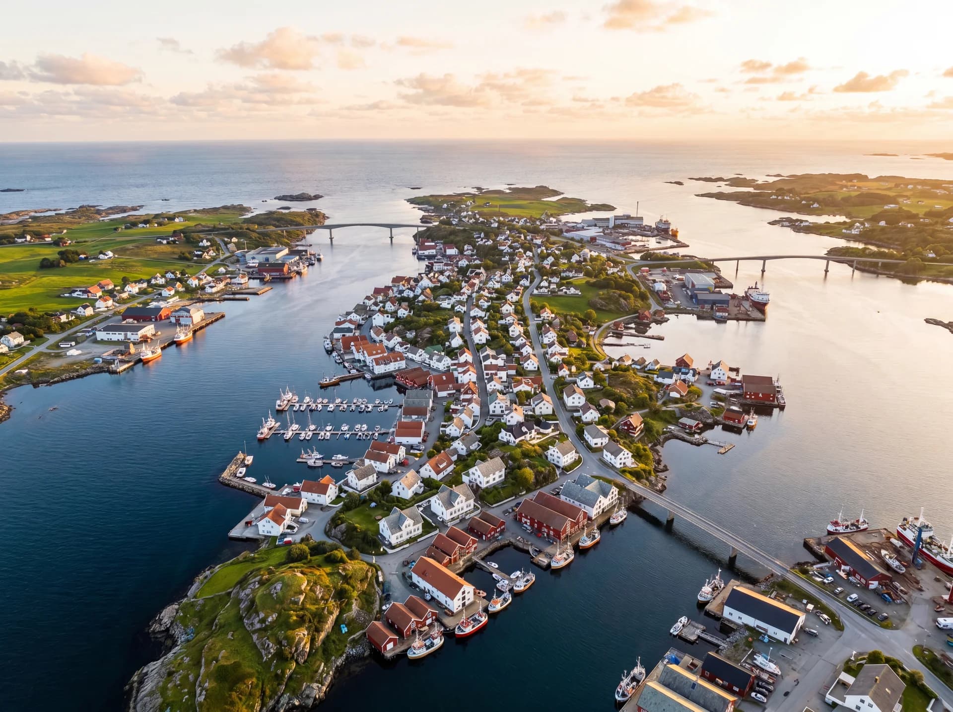 Fasadevask og vindusvask med drone i Karmøy