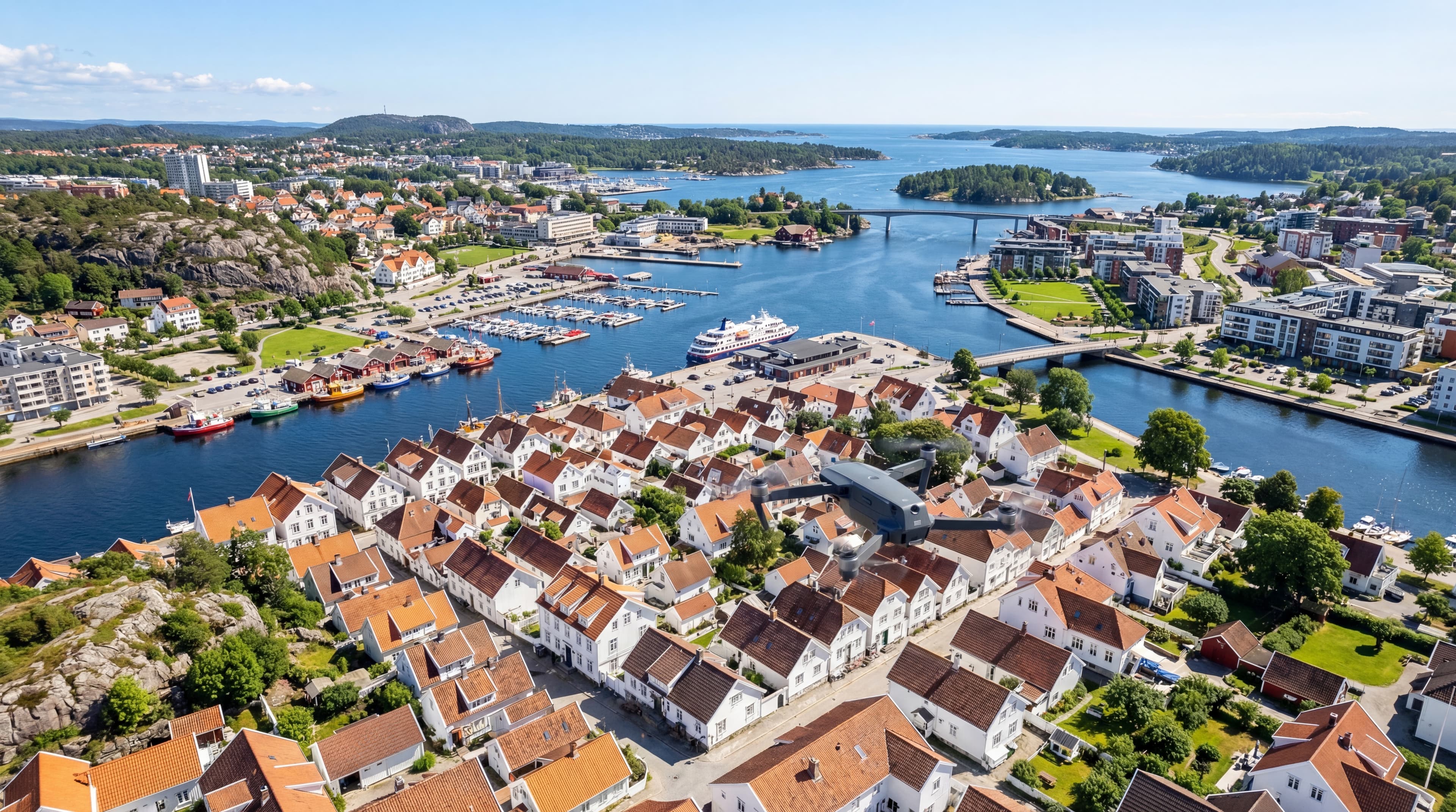 Dronevasking i Agder