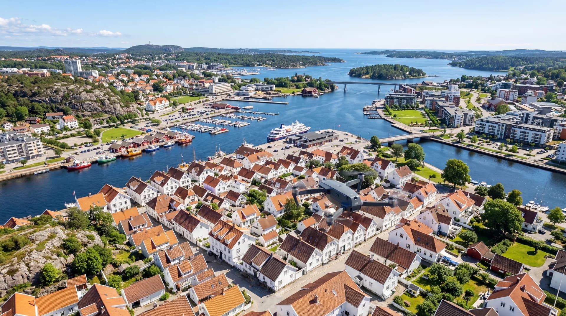 Dronevasking i Agder