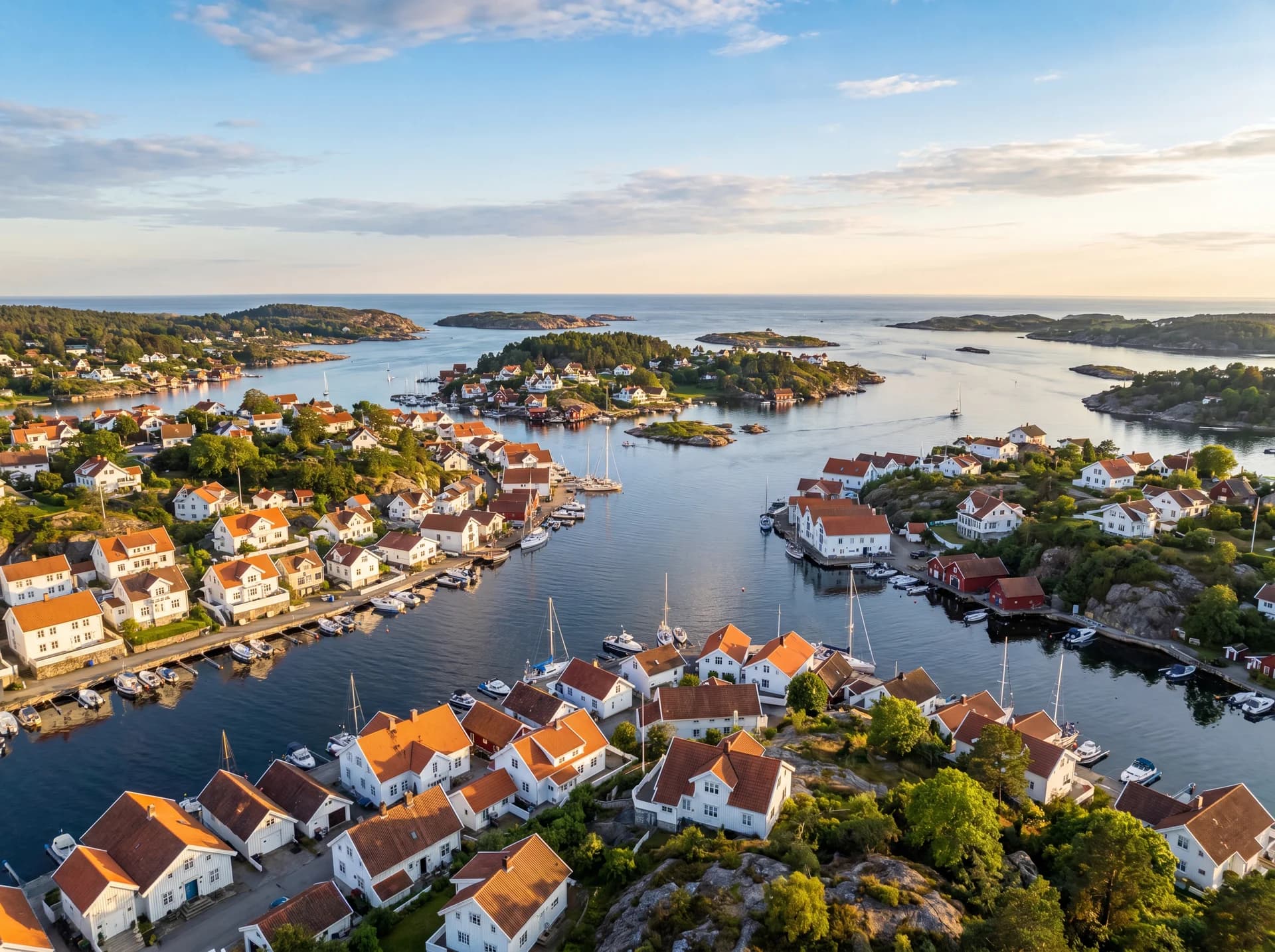 Fasadevask og vindusvask med drone i Lillesand