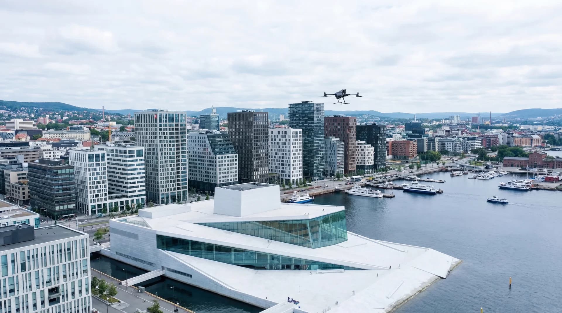 Dronevasking i Oslo