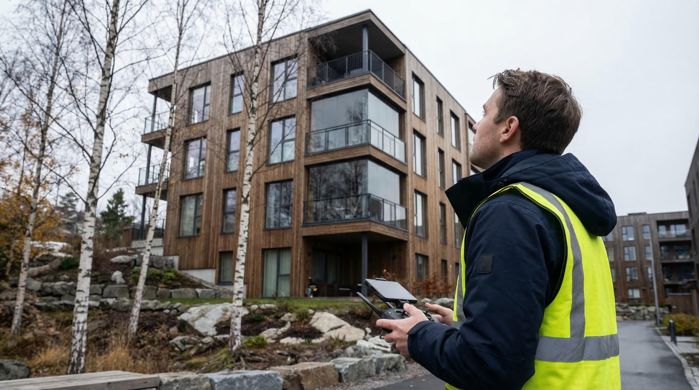 Profesjonell droneoperatør