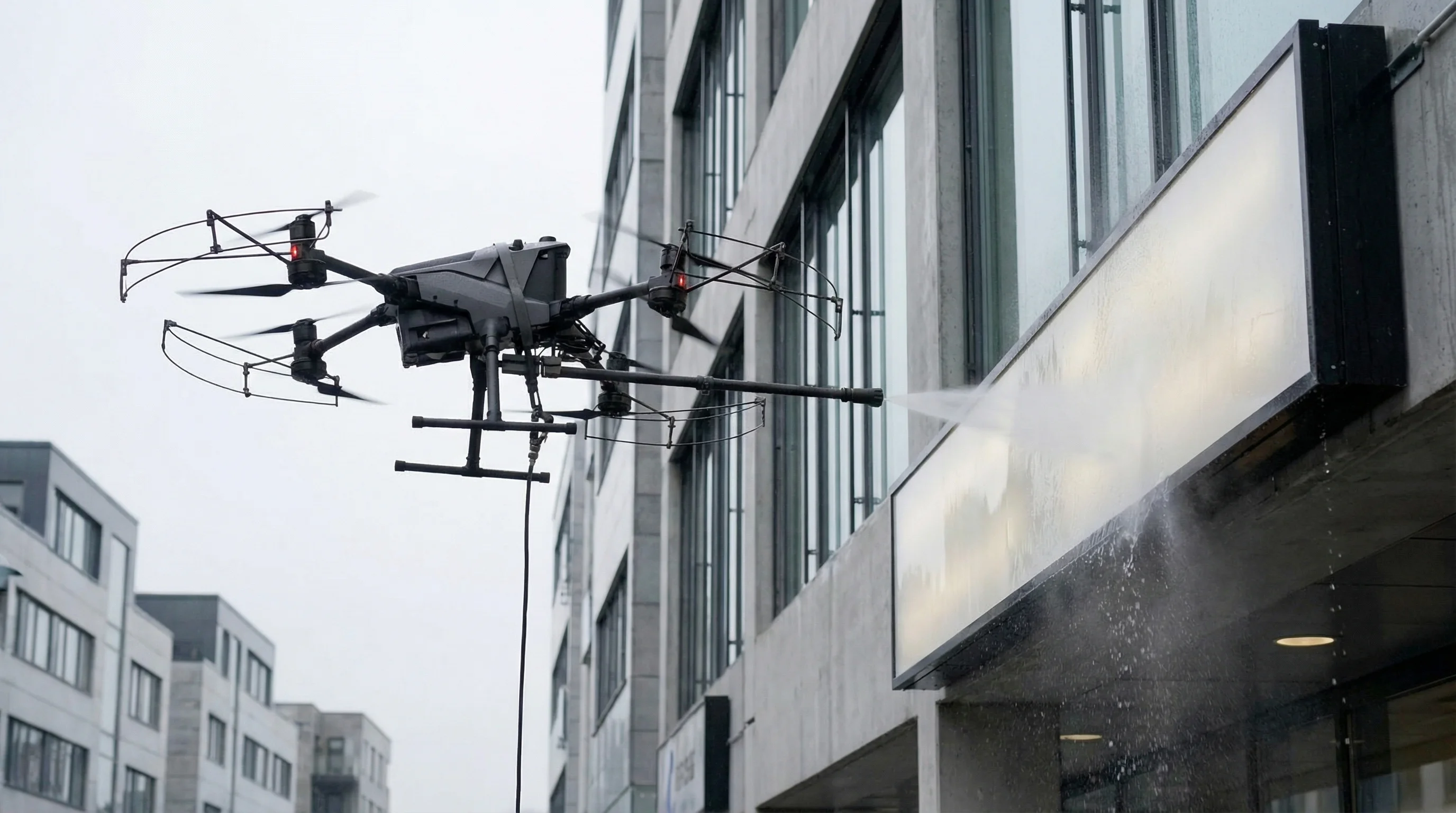 Skiltvask i Mo i Rana